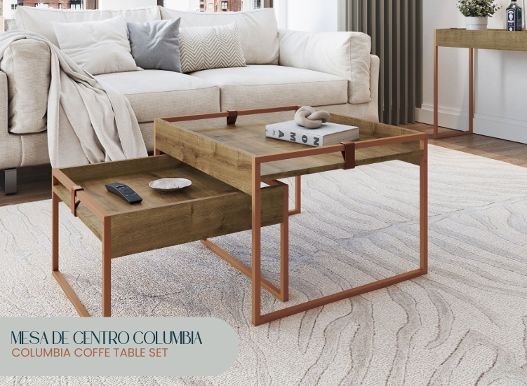 Mesa de Centro Columbia | Metta Mobili 0626