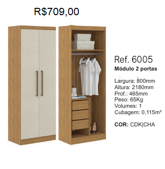 Dormitório Modulado Selena | Valor Das Peças Avulsas Acima De Cada Imagem Do Produto | Soluzione 0226