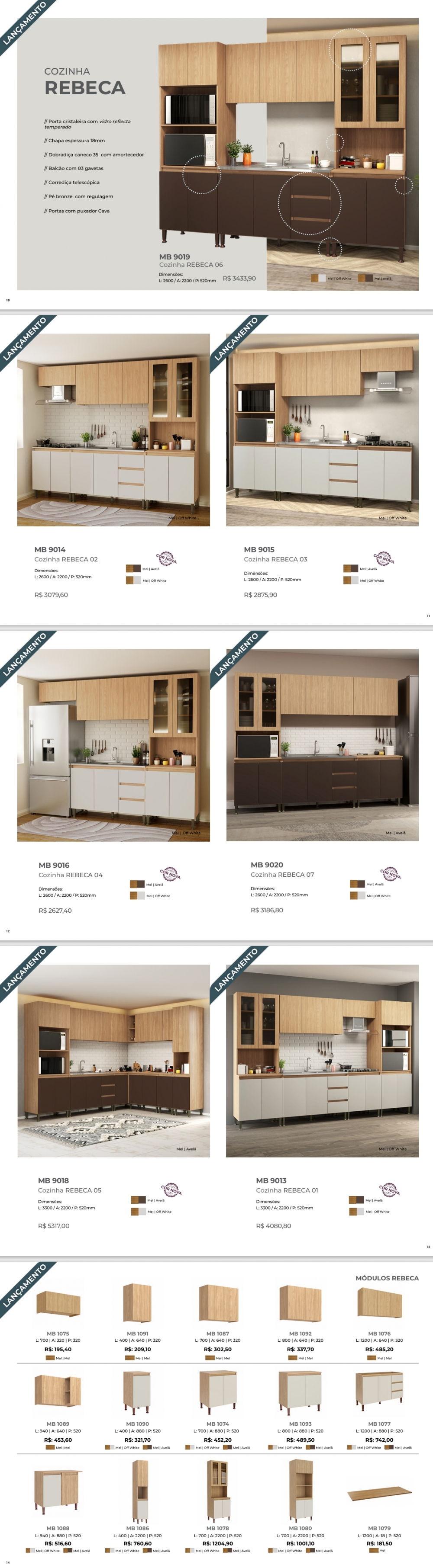 Cozinha Rebeca | MB 9014 - MB 9015 - MB 9016  MB - 9020 - MB 9018 MB - 9013 | Movelbento : Venda -40% 0325