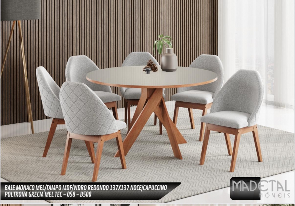 Mesa Monaco + Cadeira Grécia | Madetal 0626