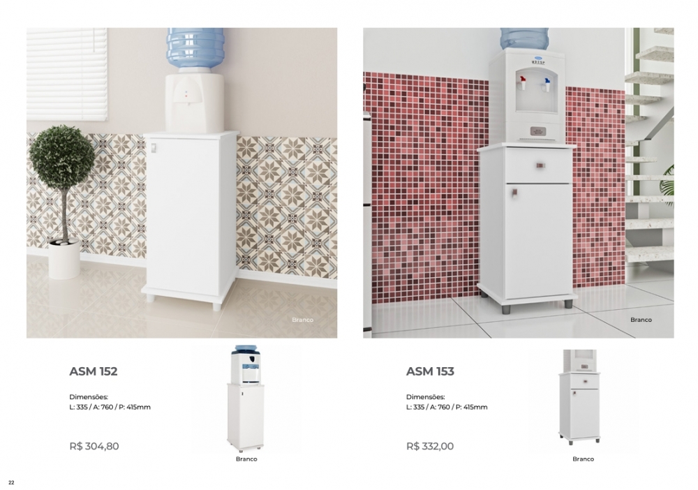 Multiuso c/ 01 Porta | ASM 152 - ASM 153 | Movelbento : Venda -40% 0325