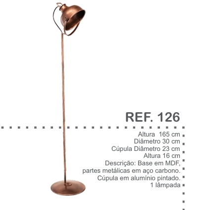 Luminária 126 | Luminum 0626