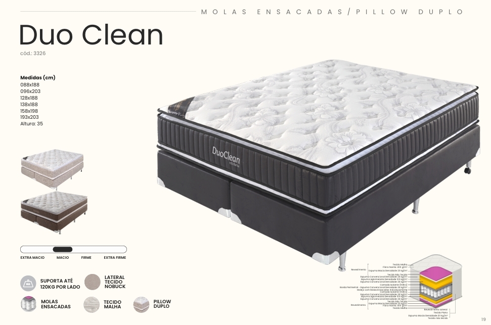 Colchão Duo Clean | Estofama 0626