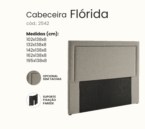 Cabeceira Flórida | Estofama 0626