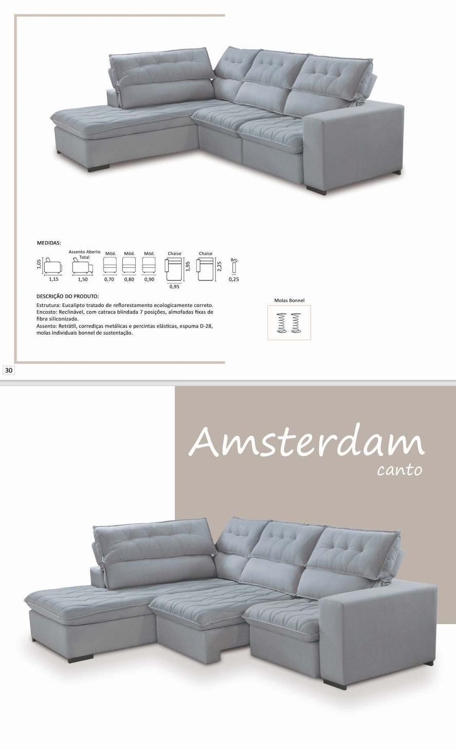 Sofá Amsterdam Canto | Grandelly