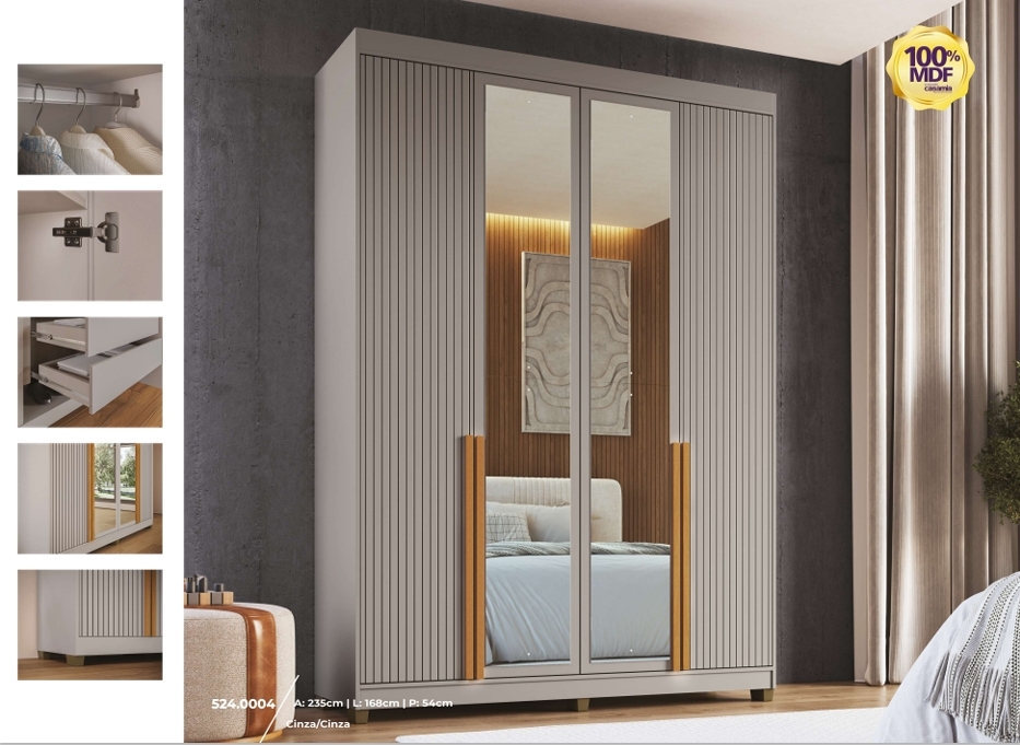 Roupeiro Newton 1.7 | Casamia 0726