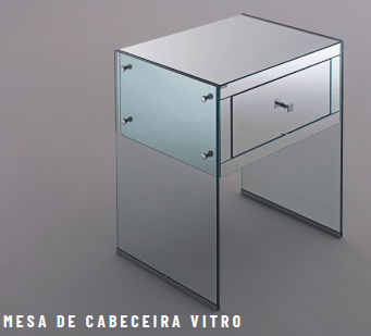 PREÇO + BARATO DO BRASIL | Mesa de Cabeceira Vitro | Euronobre