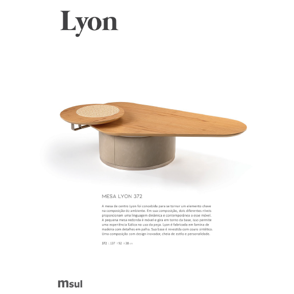 PREÇO + BARATO DO BRASIL | Mesa Lyon 372 | Msul Móveis