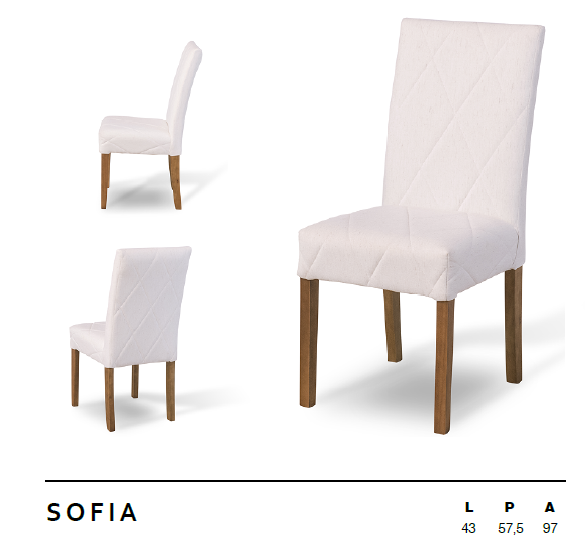 Cadeira Sofia | L2 Design Mobiliário