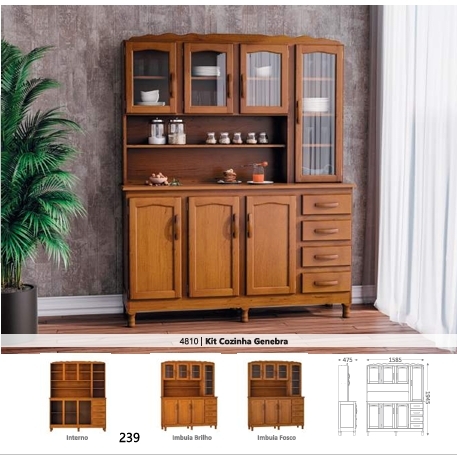 Kit Cozinha Genebra | 4810 | Linha Clássica | MPO Móveis 0526