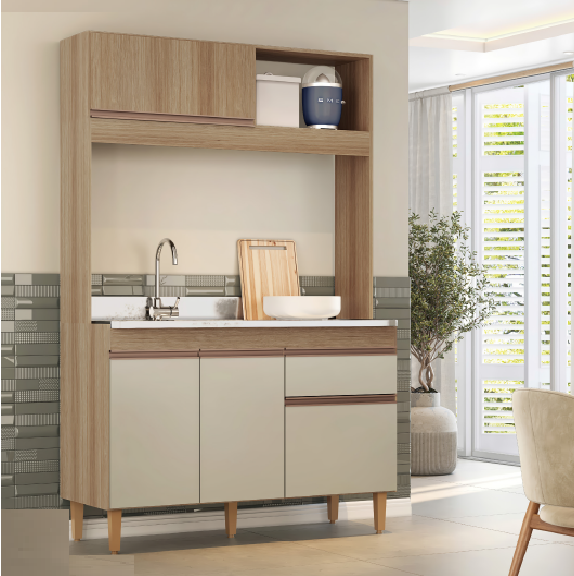 PREÇO + BARATO DO BRASIL | Cozinha Compacta 1235 | Splendore