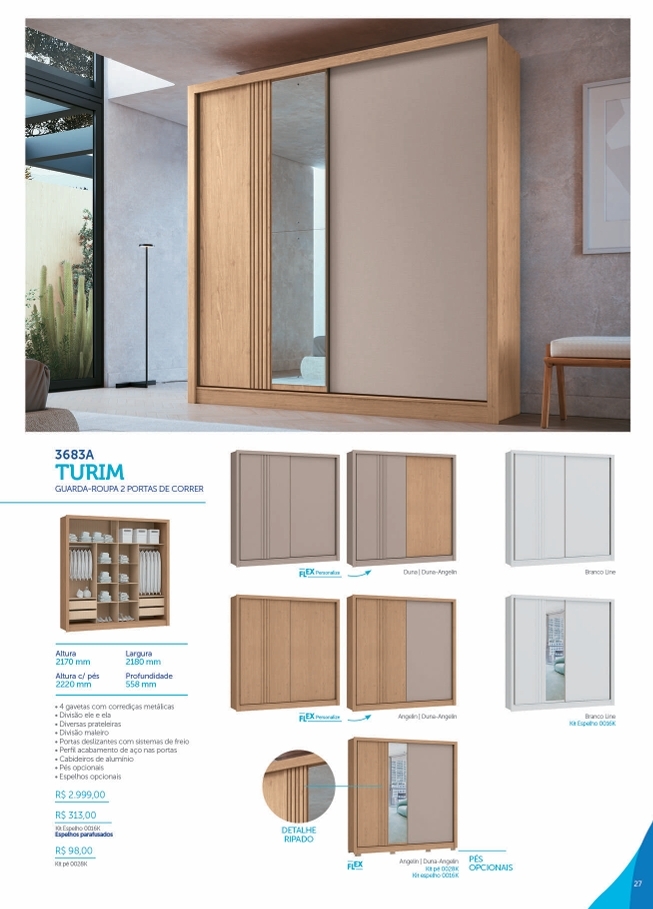 Roupeiro Turim | 3683A | Castro : Venda -40% 0425