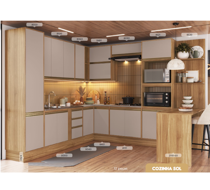 Cozinha Modulada Sol | MAC
