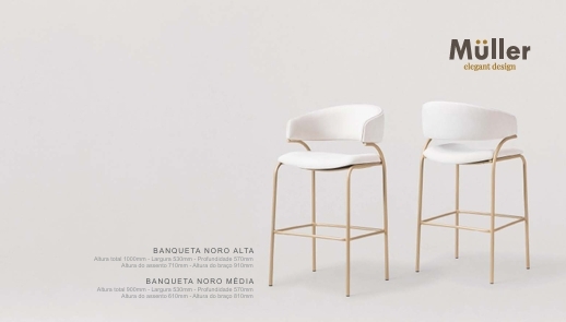 Banqueta Noro | Muller Elegant 0726