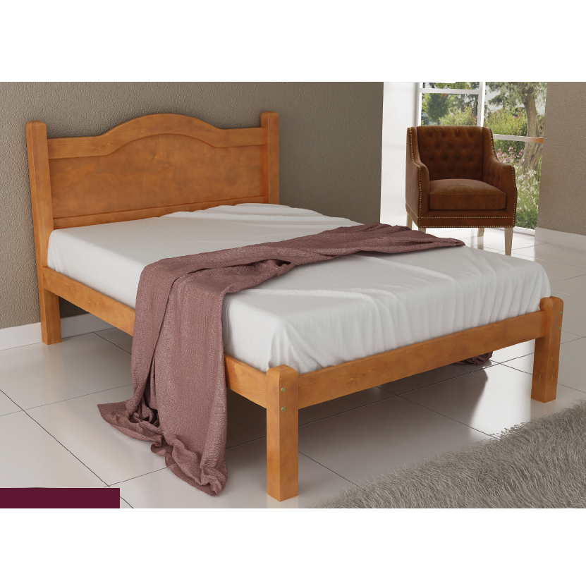 Cama Casal Isadora | L 1.38 | Bel Móveis