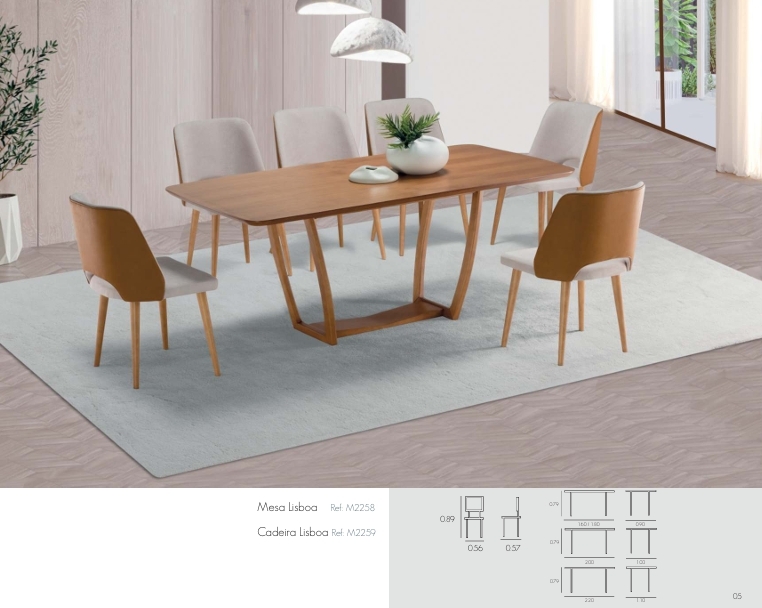 Conjunto Lisboa | Mesa + Cadeira | ACG 0526