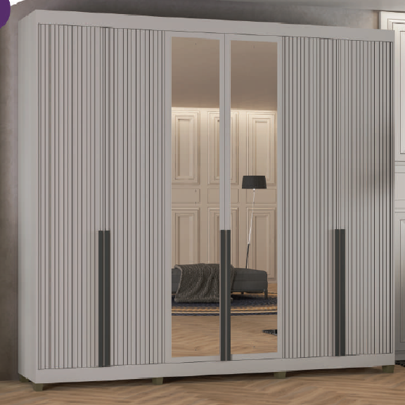 B349 | Roupeiro Newton c/ Espelho 250 | Casamia