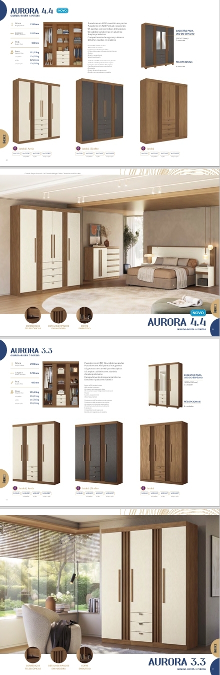 Roupeiros | Aurora 3.3 - Aurora 4.4 | Santos Andirá 0625
