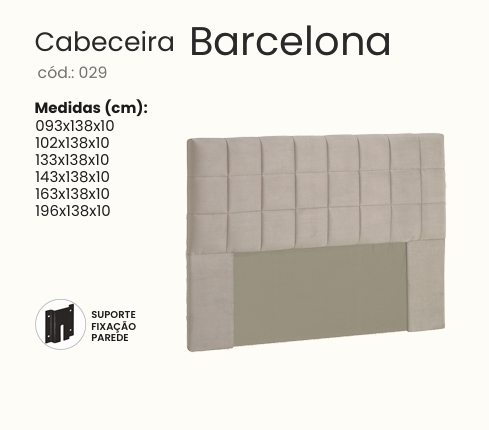 Cabeceira Barcelona | Estofama 0626