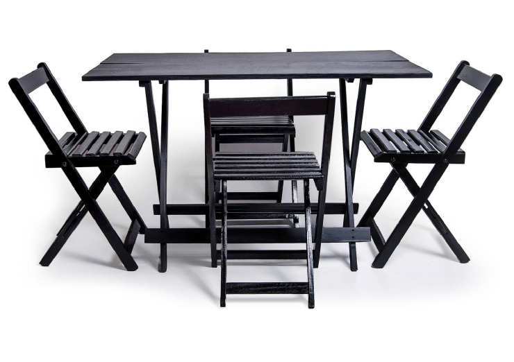 Mesa com cadeira dobrável | Guarujá | Tá Barato!! Tá Bonito!! Consulte