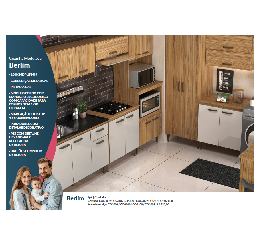 Cozinha Modulada Berlim | Decibal