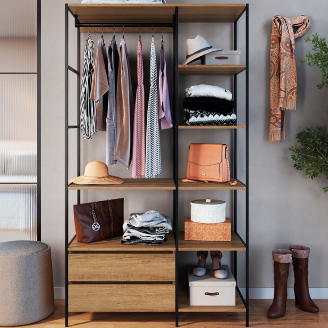 Closet | P1025 | L 1.00 | Placa e Ponto 