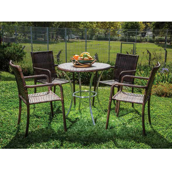 Conjunto Mesa C/ 4 Cadeiras Rafaela | Pressa | Tá Barato!! Tá Bonito!! Consulte