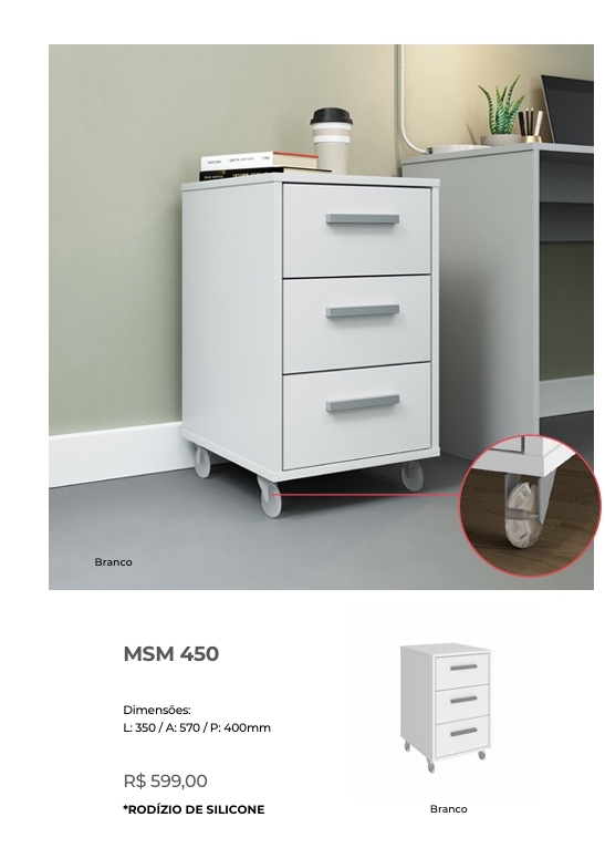 Gaveteiro | MSM 450 | Movelbento : Venda -40% 0325