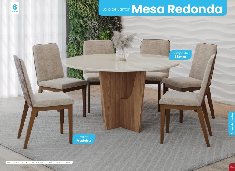 Sala de Jantar Mesa Redonda | Henn 0426
