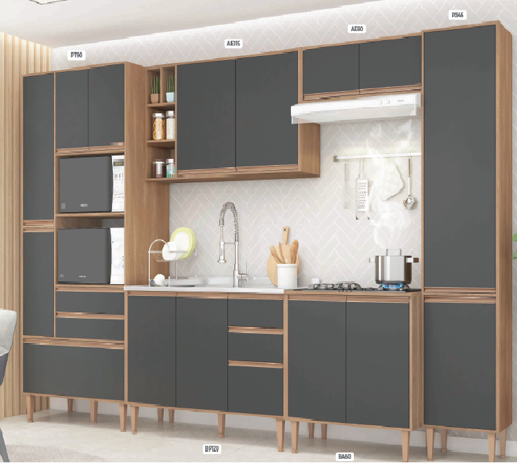 B379 | Cozinha Modulada New 19 | Fellicci