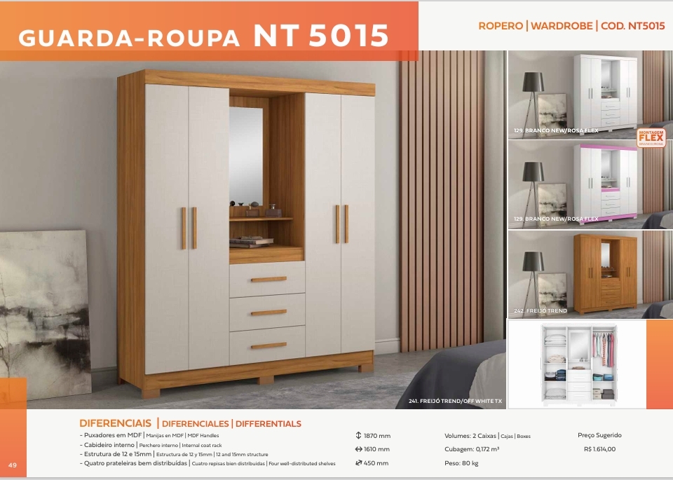 Roupeiro | NT 5015 | Notável 0426