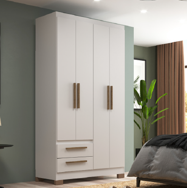 Roupeiro c/ 04 Portas 108 | RP2422 | Decibal