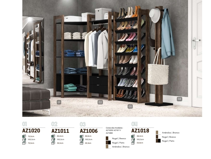Armário | AZ1020 - AZ1011 - AZ1006 - AZ1018 | Venda:-15% | Tecnomobili 0925