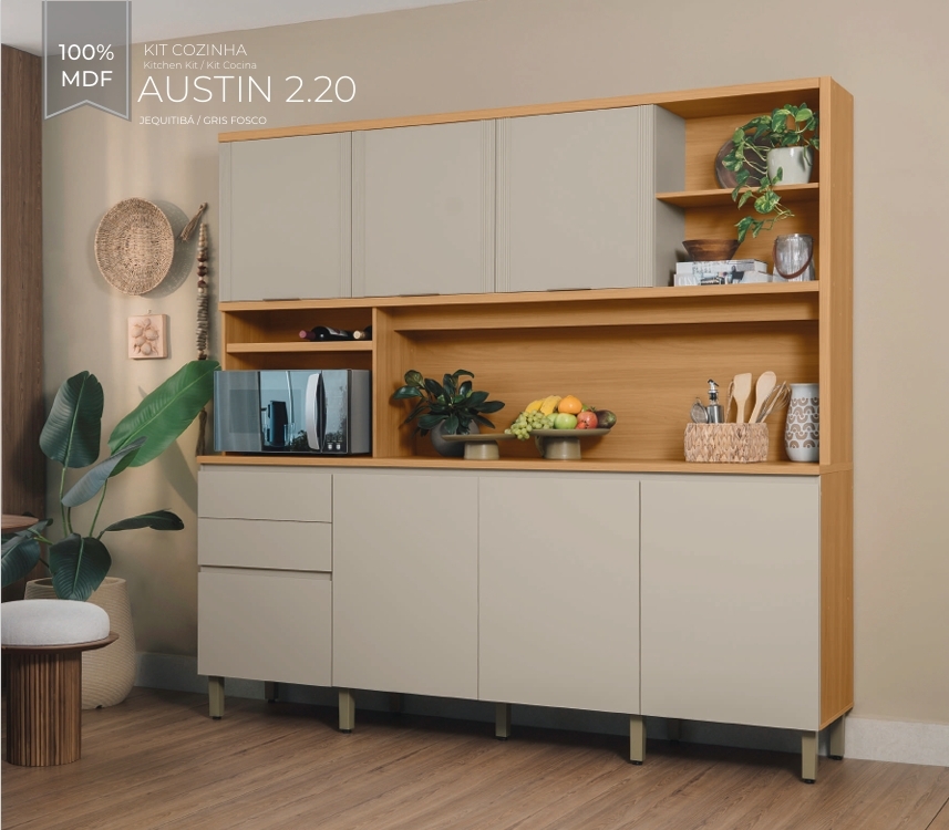 Kit Cozinha Austin 2.20 | Linea 0726