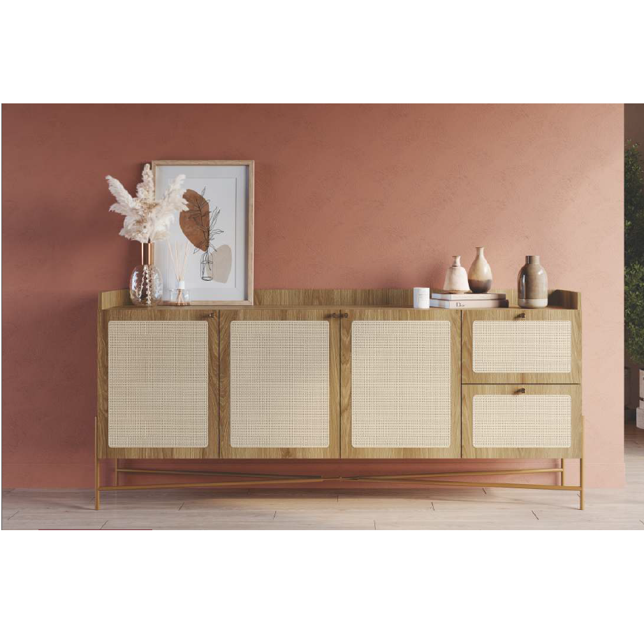 PREÇO + BARATO DO BRASIL | Balcão Buffet Oslo | L 1.83 | 28935 | Artesano