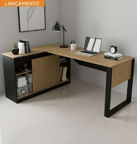 Mesa em L c/Armário | ME4201 | Tecnomobili 0326