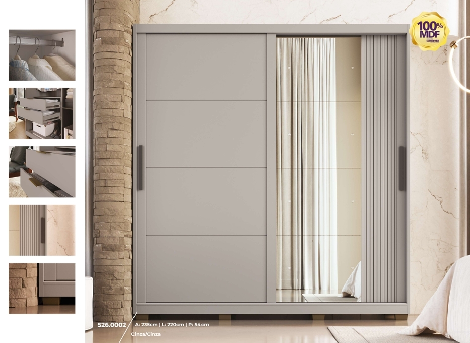 Roupeiro Lúmen | Casamia 0726