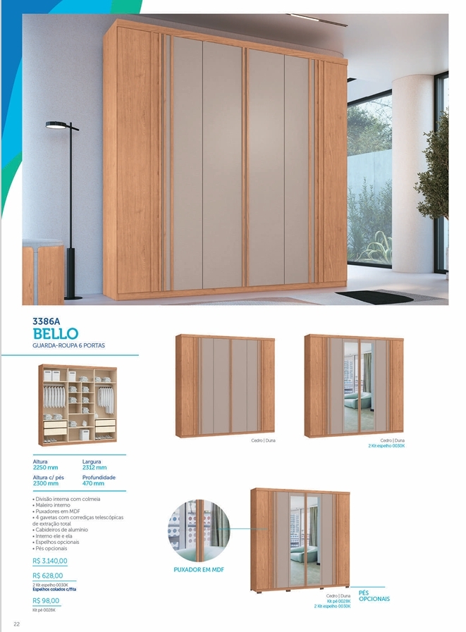 Roupeiro Bello | 3386A | Castro : Venda -40% 0425