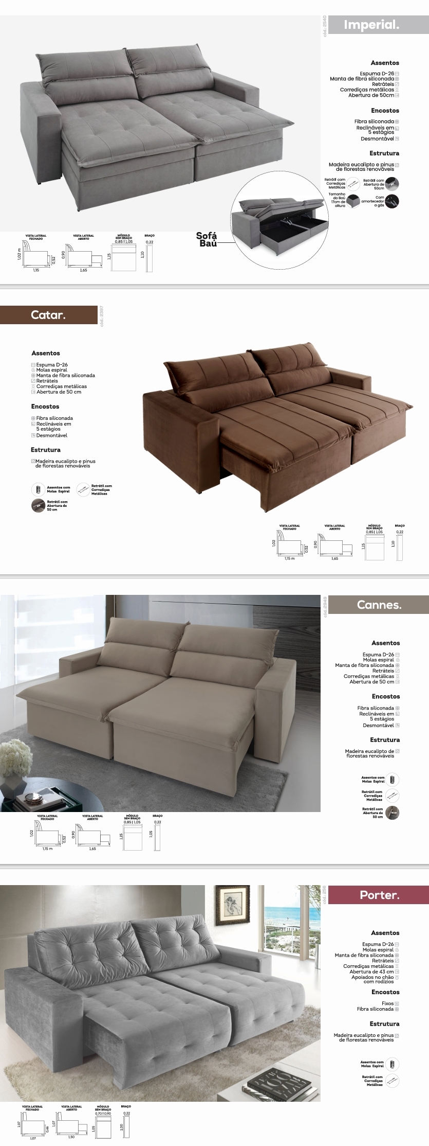 Estofados | Imperial - Catar - Cannes - Porter | Estofama 0425