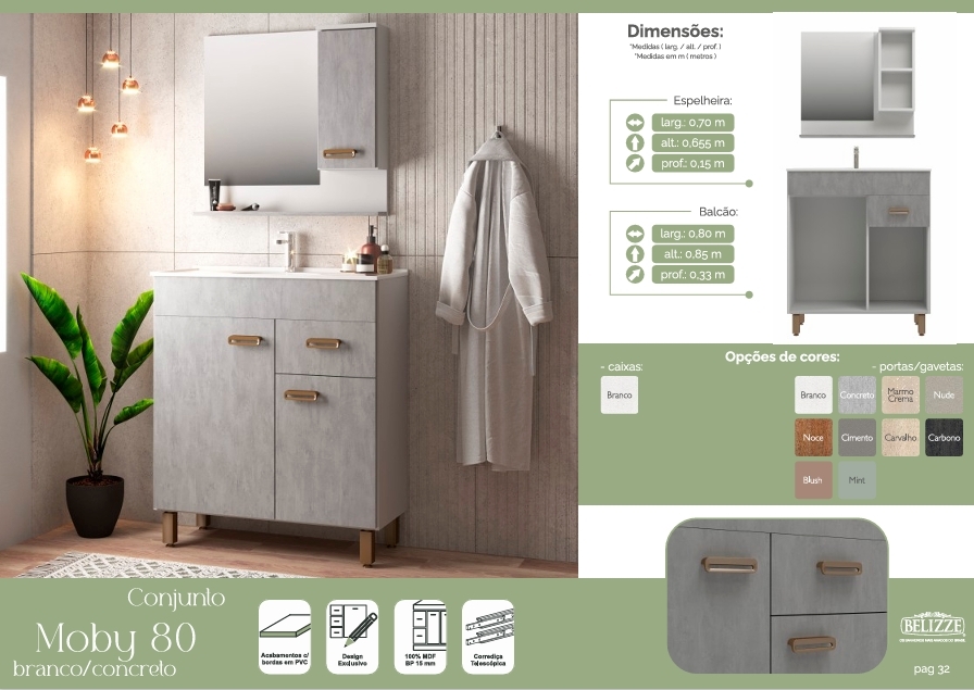 Conjunto Moby 80 | Consulte Valores Na Descrição | Belizze 1026