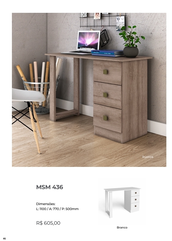 Escrivaninha | MSM 436 | Movelbento : Venda -40% 0325