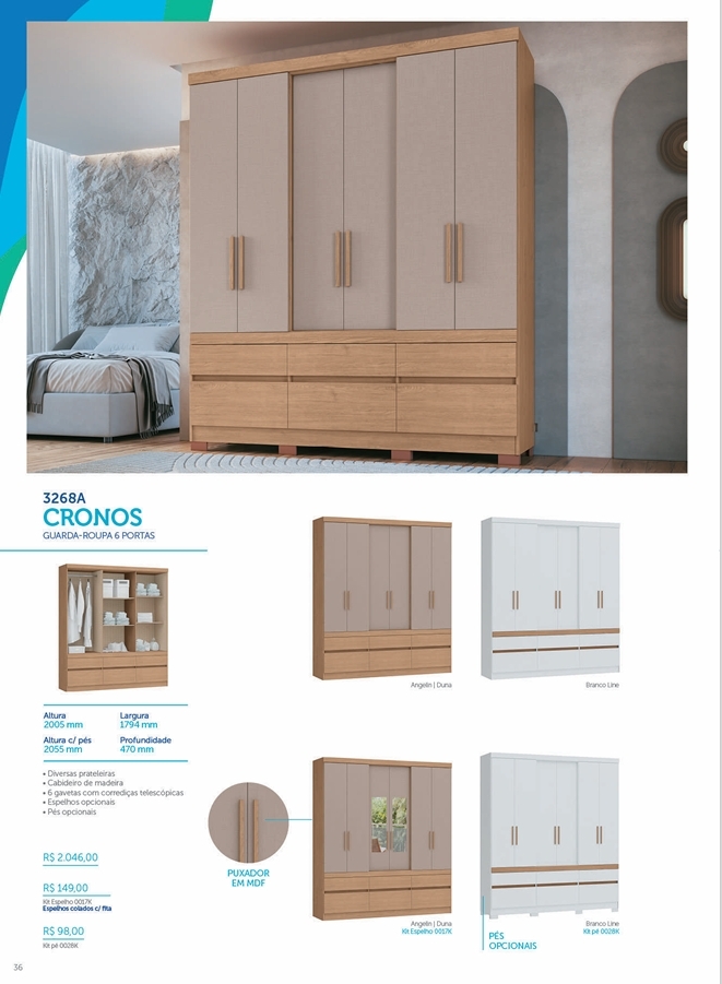 Roupeiro Cronos | 3268A | Castro : Venda -40% 0425