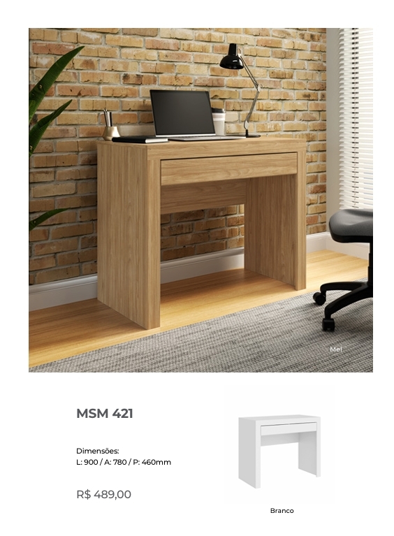 Escrivaninha | MSM 421 | Movelbento : Venda -40% 0325