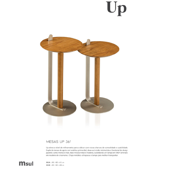 PREÇO + BARATO DO BRASIL | Mesas Up 361 | Msul Móveis