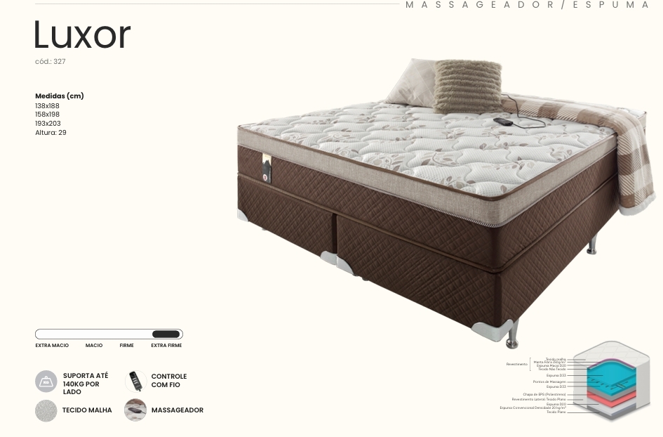Colchão Luxor | Estofama 0626