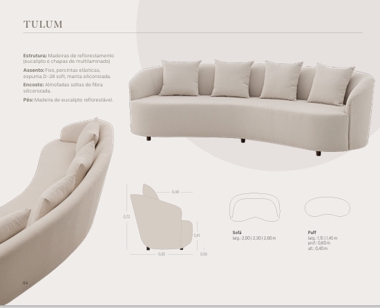 Sofá Tulum | Treviso 1025