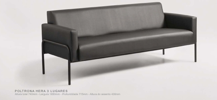 Poltrona Hera 3 Lugares | Muller Elegant 0726