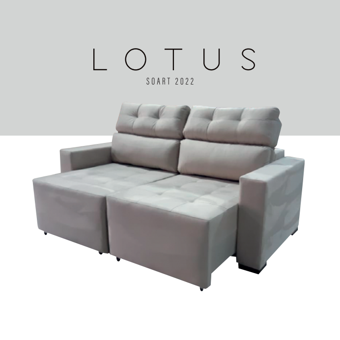 PREÇO + BARATO DO BRASIL | Estofado Lotus | Soart 