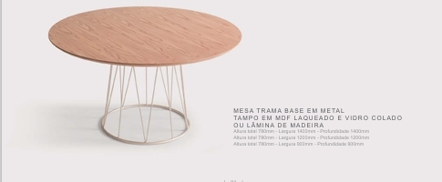 Mesa Trama | Muller Elegant 0726