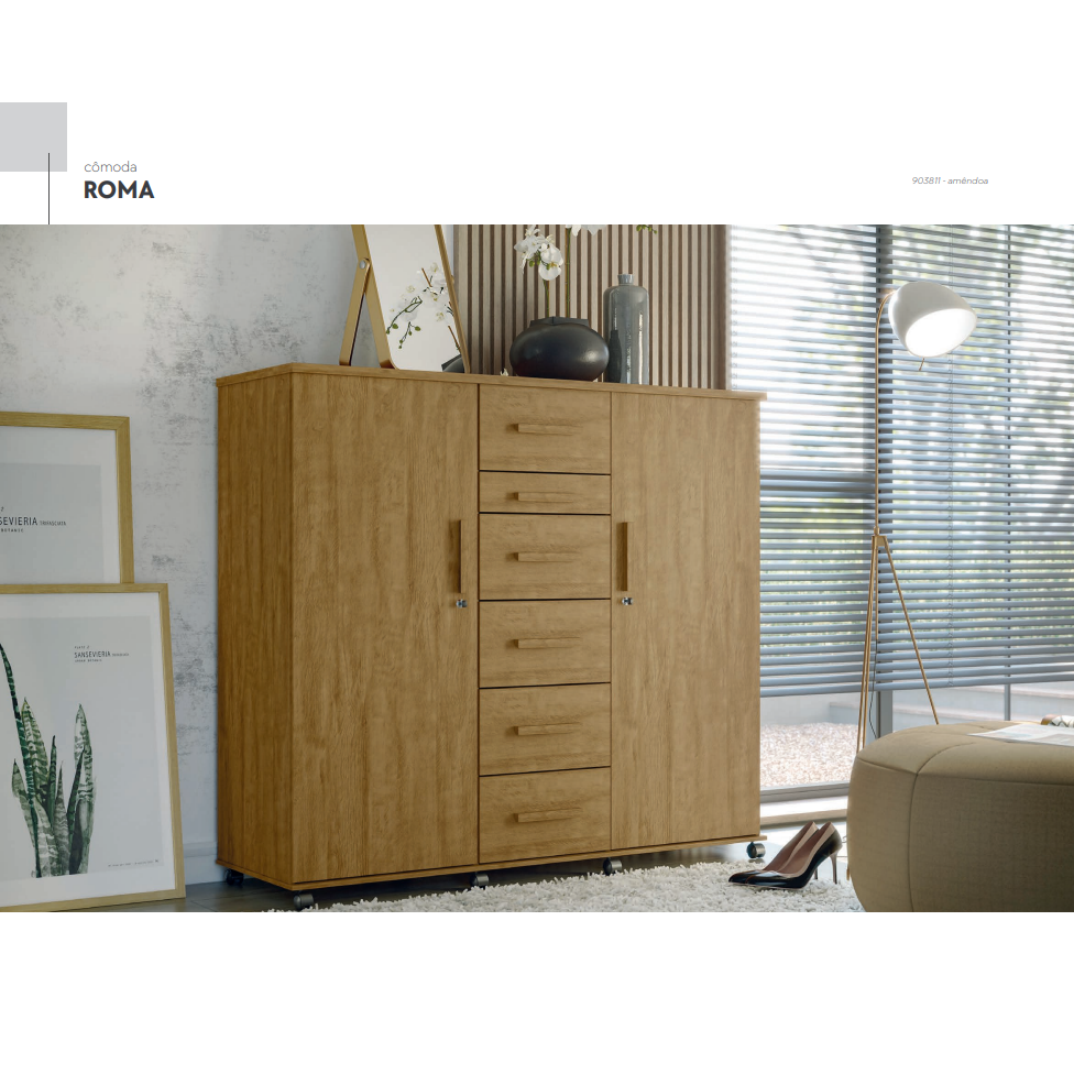 PREÇO + BARATO DO BRASIL | Cômoda Roma | L 1.48 | Lukalian 